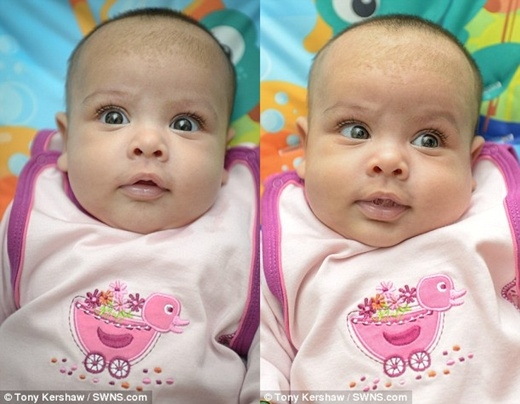 
	
	Em bé Adriana đã gây ngạc nhiên cho cha mẹ của mình khi biết nói 'I love you' lúc vừa tròn 7 tuần tuổi.