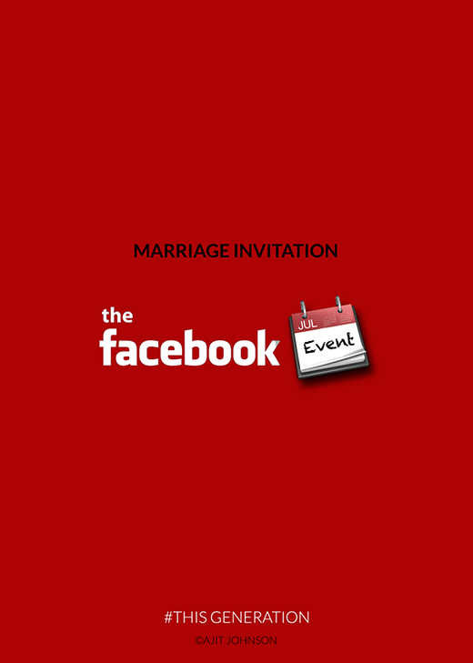 
	
	Và thậm chí đến cả mời dự tiệc cưới, người ta cũng tận dụng triệt để mạng xã hội để “thay lời muốn nói”.