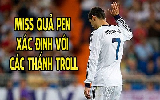 
	
	'Miss' quả Pen, Ronaldo sợ dân chế