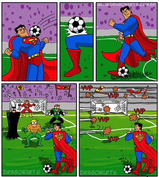 
	
	Khi Superman là cầu thủ....