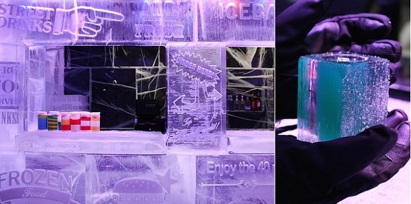 
	
	Lối trang trí của Icebar thật sự rất đáng để khách 'cắn răng chịu lạnh'.