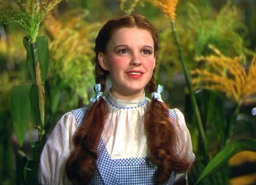 
	
	Nữ diễn viên Judy Garland trong bộ phim The Wizard of Oz.