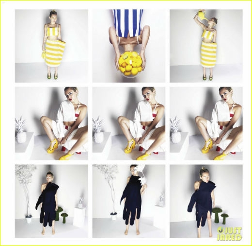 
	
	Những hình ảnh mới của Miley trong tạp chí V.