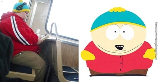 
	
	Ngay cả trên xe buýt bạn cũng có thể dễ dàng bắt gặp phiên bản đời thực của Cartman.