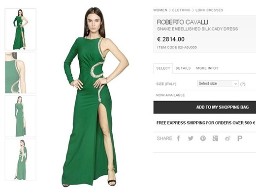 
	
	Tham dự buổi ra mắt 14 thí sinh của America’s Next Top Model mùa 22, Hồ Ngọc Hà ghi điểm tuyệt đối với bộ váy xanh có giá gần 70 triệu đồng của Roberto Cavalli.