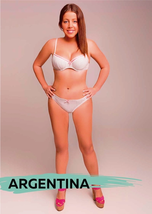 
	
	Một cô gái xinh xắn đủ tiêu chuẩn theo quan niệm của người Argentina.