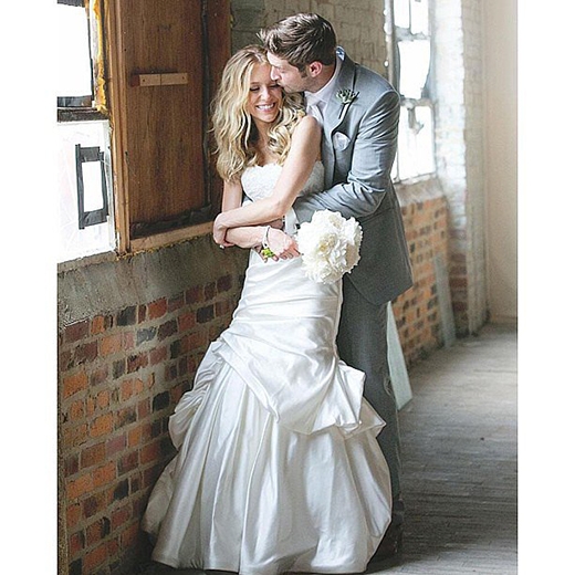 
	
	Kristin Cavallari và Jay Cutler trong hôn lễ được tổ chức tại Nashville vào tháng 6/2013