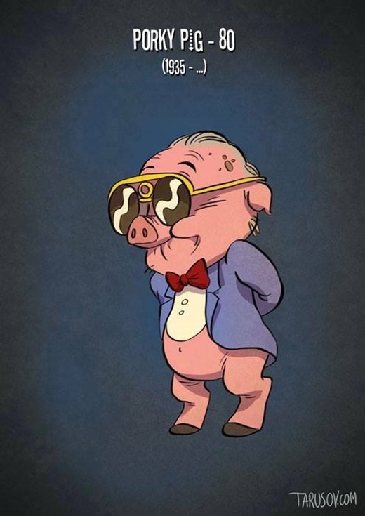 
	
	Cụ heo Porky Pig trông có vẻ rất giàu có.