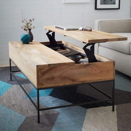 
Chiếc bàn có thể gập mở khiến đồ đạc của bạn trở nên gọn gàng hơn. (Ảnh Internet)