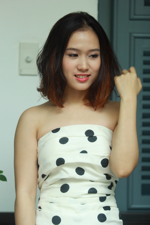 
Quỳnh Hương, cô sinh viên năm nhất của Saigontourist đã may mắn có được cơ hội hẹn hò giấu mặt cùng Nhikolai Đinh.