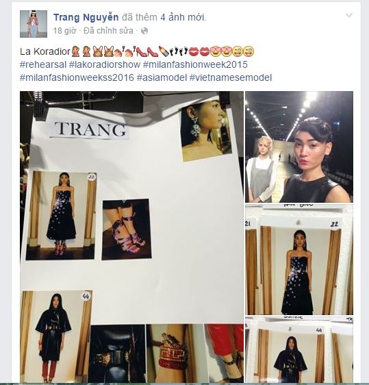 Miranda Kerr xem Thùy Trang Next Top trình diễn catwalk