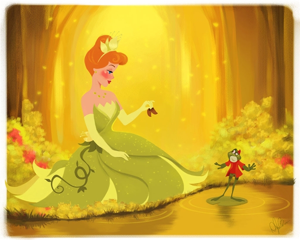 
Công chúa đã từng làm bạn với chim, chuột và ngựa, thế nên không có gì là quá ngạc nhiên nếu như nàng phải lòng một chú ếch đúng không?