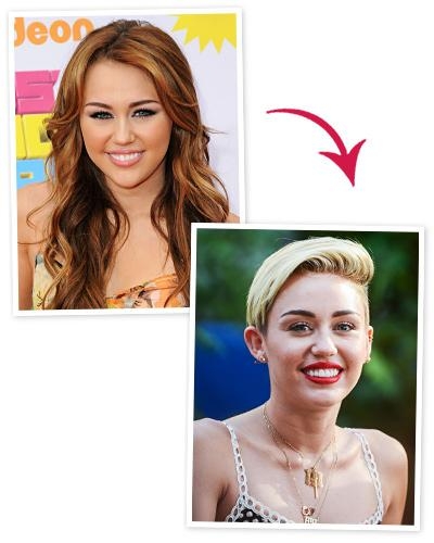 
Miley Cyrus đã làm cho mọi người một phen bất ngờ khi đánh đổi hình ảnh Hannah Montana quen thuộc bằng kiểu tóc ngắn màu bạch kim mang đậm chất rock. “Thật khó tin khi với đầu tóc ngắn, mỗi ngày bạn lại có một kiểu tóc mới. Điều này thật sự vô cùng thú vị”, cô nàng cho biết.