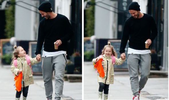 Thích thú những điều cực đáng yêu của “ông bố cuồng con gái” David Beckham