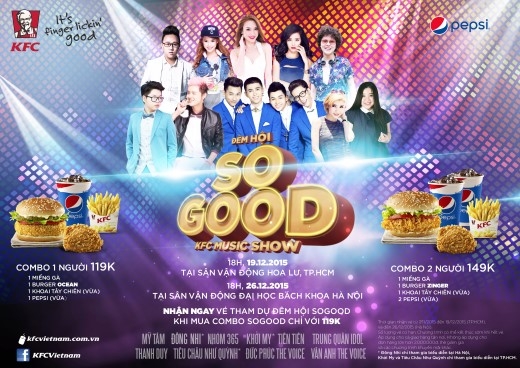 
Thông tin ca sĩ khách mời và địa điểm tổ chức trên poster chính thức của chương trình.