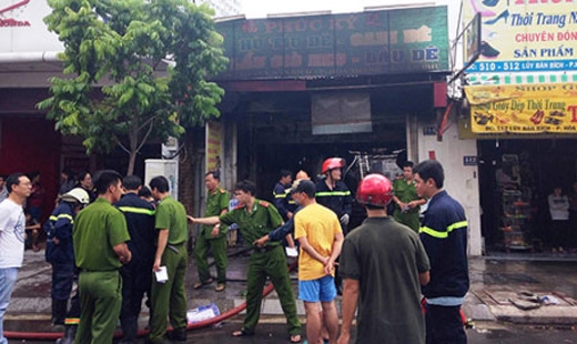 
Vụ cháy khiến 2 mẹ con chủ quán tử vong. Ảnh: Internet