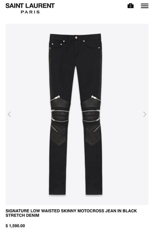 
Chiếc quần da của Saint Laurent với điểm nhấn bởi đường khóa kéo khá độc đáo sẽ là một trong những món trang phục mà Sơn Tùng sẽ diện. Thiết kế này có giá 35 triệu đồng.