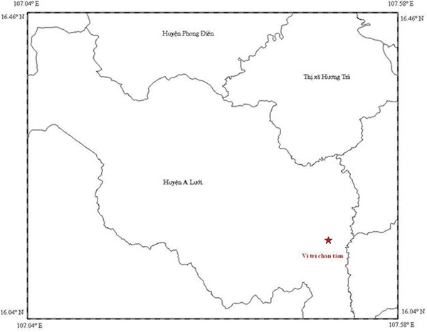 
Hai trận động đất đã liên tiếp xảy ra vào trưa hôm qua và rạng sáng nay, 7/12, tại vùng núi thuộc huyện A Lưới và thị xã Hương Trà (tỉnh TT-Huế). (Ảnh: Dân Trí)