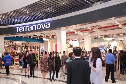 
Cửa hàng Terranova tại AEON Mall Long Biên, Hà Nội.