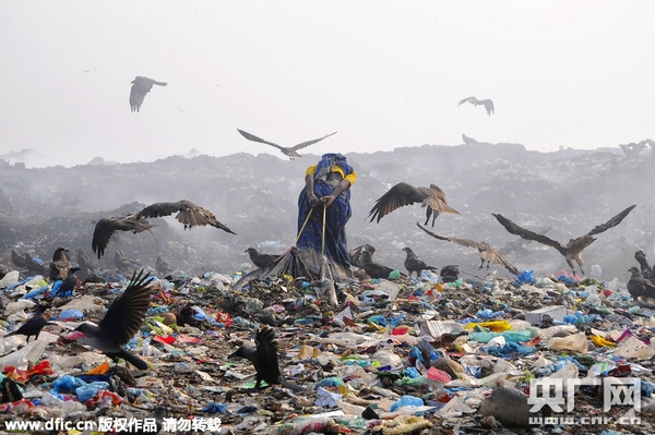 
Ai nấy đều xúc động trước hình ảnh của người dân Bangladesh trên bãi rác. (Ảnh: Internet)