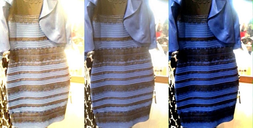 
Vàng trắng hay xanh đen: Rốt cuộc thì nó có màu gì? (chiếc áo gây nhầm lẫn màu sắc nhất năm) (Ảnh: Internet)