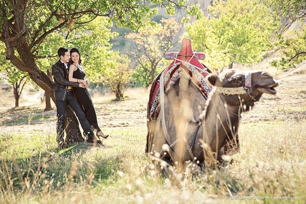 
Ảnh cưới của cặp uyên ương này. (Ảnh: Internet)

Một hình ảnh khác từ bộ ảnh cưới chụp tại Thổ Nhĩ Kì.(Ảnh: Internet)