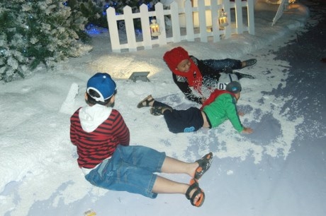 
Trẻ em thích thú với trải nghiệm tuyết là có thật. (Ảnh Internet)