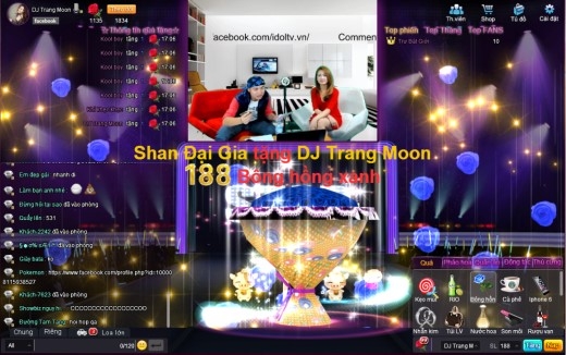 
DJ Trang Moon thể hiện bài hát mới “Vì em là của anh” ngay trên sóng IdolTV.vn.