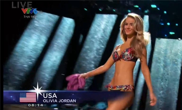 
Đại diện Mỹ Olivia Jourdan đang được xem là ứng cử viên sáng giá cho những ngôi vị hàng đầu. Người đẹp 27 tuổi có lợi thế khá lớn khi thi đấu tại sân nhà.