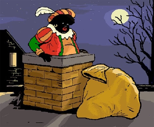 
Zwarte Piet có gương mặt đen kịt (Ảnh: Internet)
