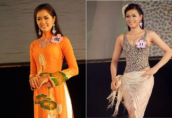 
Người đẹp Võ Thị Lệ Thu (trái) và Lê Thị Kim Thi (phải) bị nhầm giải thưởng - Tin sao Viet - Tin tuc sao Viet - Scandal sao Viet - Tin tuc cua Sao - Tin cua Sao