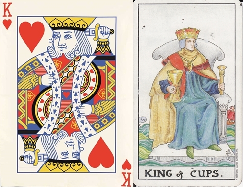 
Quân già cơ có nguồn gốc từ quân bài King Of Cup trong bài tarot. (Ảnh: Internet)