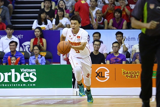 
Triệu Hán Minh có mùa giải thứ 3 thi đấu cho Saigon Heat tại ABL.