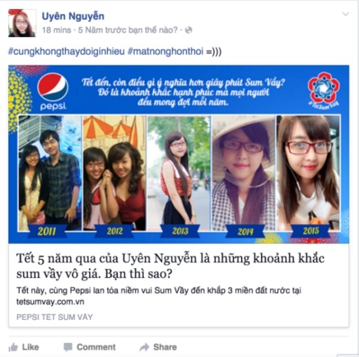 
"Facebooker" Uyên Nguyễn cảm thán: "Cũng không thay đổi gì nhiều, mặt nọng hơn thôi."