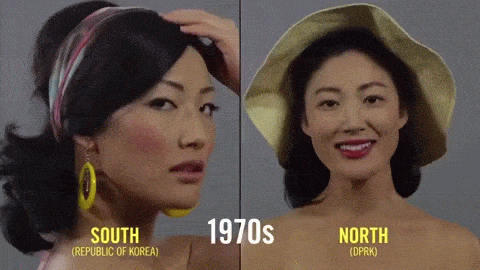 
Sự ảnh hưởng của phong cách phương Tây hiện hữu rõ nét ở Hàn Quốc trong những năm 1970. Trong khi đó, phụ nữ Triều Tiên cũng chú ý hơn đến các xu hướng làm đẹp. Họ thích phong cách tươi sáng, giàu năng lượng và thường được gọi vui là ‘Bãi biển mùa hè’.