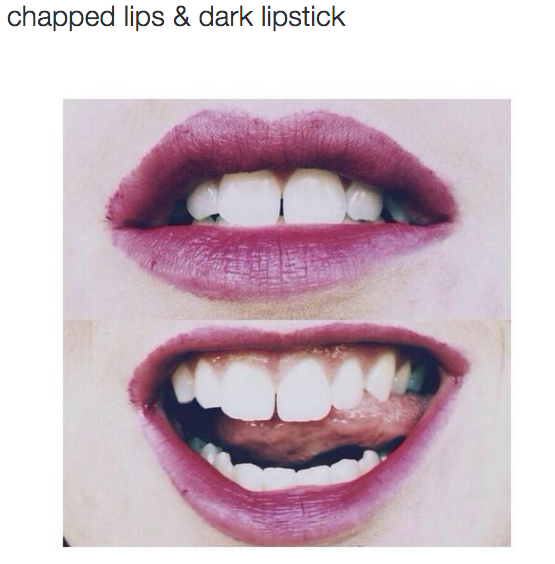
#10. Mốt son môi màu rượu vang thời thượng… phiên bản lỗi. (Ảnh minh họa: Internet)