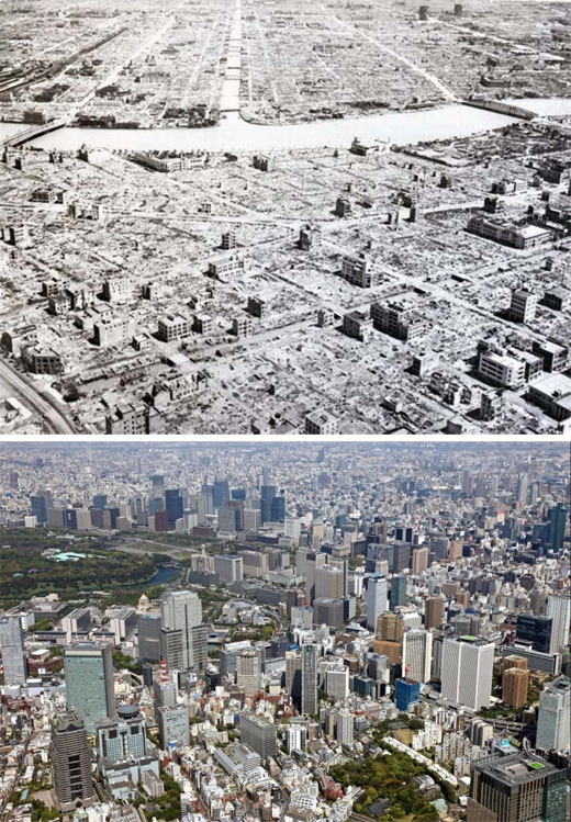 
Tokyo, Nhật Bản (1945 - 2011) (Ảnh: Bright Side)