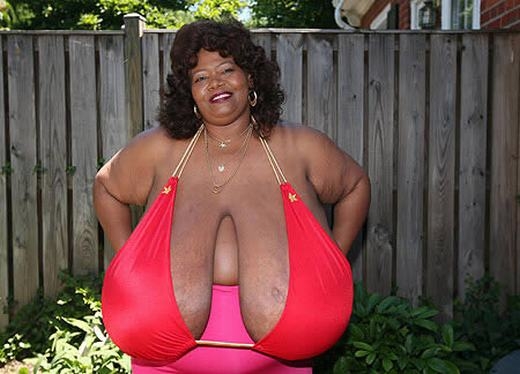 
Cô Norma Stitz, tên thật là Annie Hawkins -Turner, được sinh ra tại Atlanta, Georgia hiện đang là người sở hữu bộ ngực lớn nhất thế giới. Cô được sách Guinness ghi nhận là có bầu ngực tự nhiên lớn nhất thế giới với kích cỡ 102ZZZ, nặng 51 kg. Bộ ngực đã khiến cô gặp nhiều khó khăn trong cuộc sống. (Ảnh: Internet)