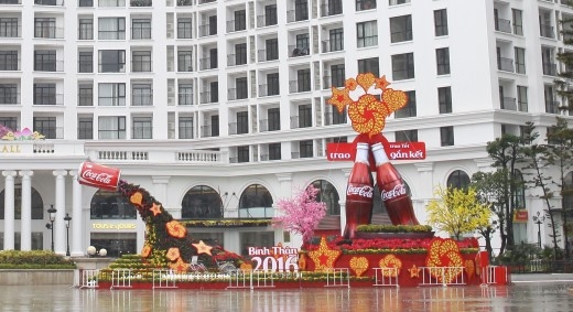 
Khu chụp hình Megafie nổi bật trong lòng khu đô thị Royal City, Hà Nội.