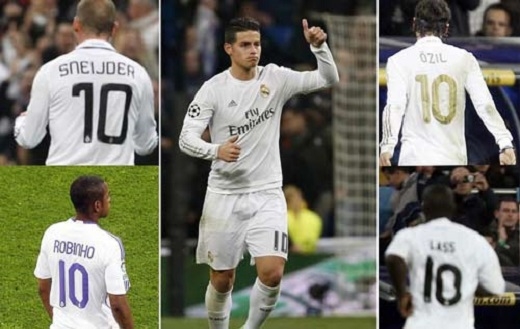 
James Rodriguez sẽ chung số phận với những Sneijder, Robinho, Ozil và Diarra? (Ảnh: Internet)
