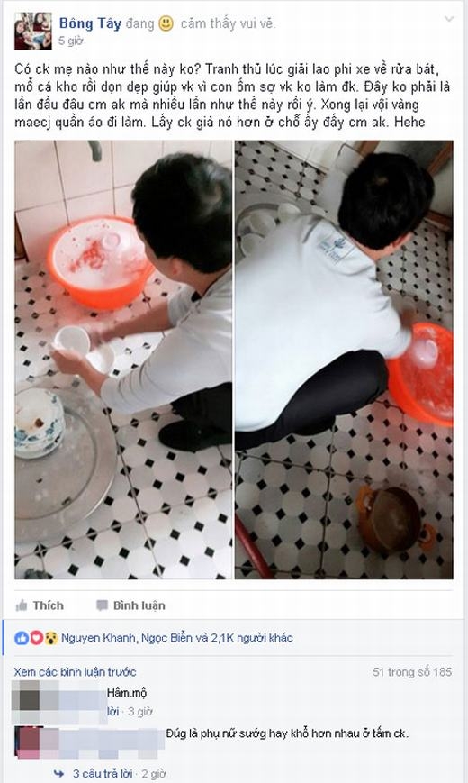
Chỉ sau 5 giờ đăng tải, note chia sẻ trên của facebook Bông Tây đã thu hút hơn 2,1 ngàn người like và rất nhiều comment của cộng đồng mạng.