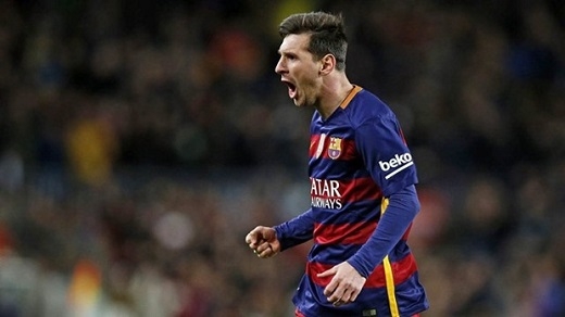 
2. Lionel Messi (Barcelona) – 275.000 bảng/tuần sau thuế. (Ảnh: Internet)