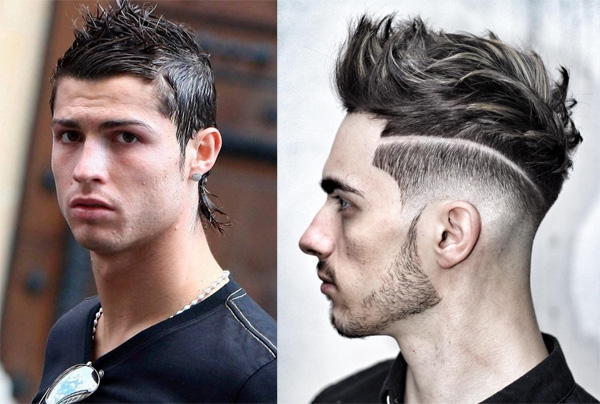 
Kiểu tóc nam khá được ưa chuộng trong năm 2006 là phần tóc ở thái dương và gáy bao giờ cũng khá dài và để lòa xòa. Còn xu hướng tóc từ năm 2015 đến nay, các chàng trai đã lên đời undercut, gọn gàng và phong cách hơn rất nhiều.