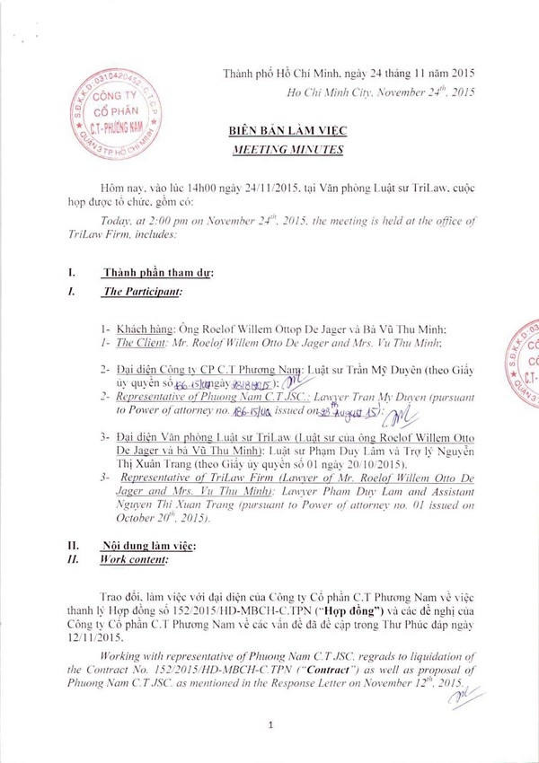 Thu Minh bất ngờ bị công ty địa ốc gửi đơn kiện tại tòa án Quận 3