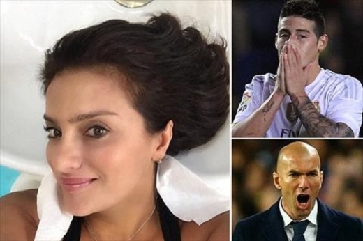 
Mẹ James Rodriguez mỉa mai HLV Zidane vì cho con trai cưng ngồi ghế dự bị. (Ảnh: Internet)