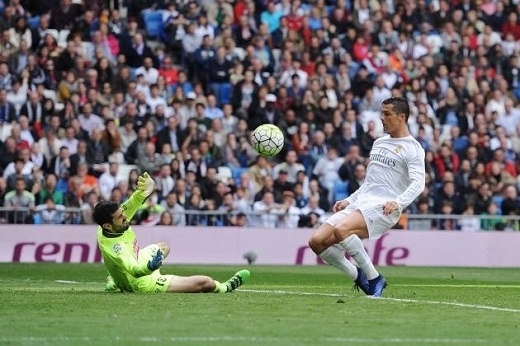 
Ronaldo tỏa sáng rực rỡ trong trận thắng Eibar. (Ảnh: Getty Images)