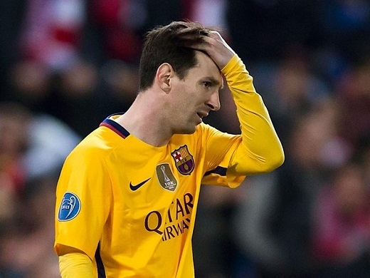 
Messi sa sút, Barca cũng xuống dốc. (Ảnh: Getty Images)