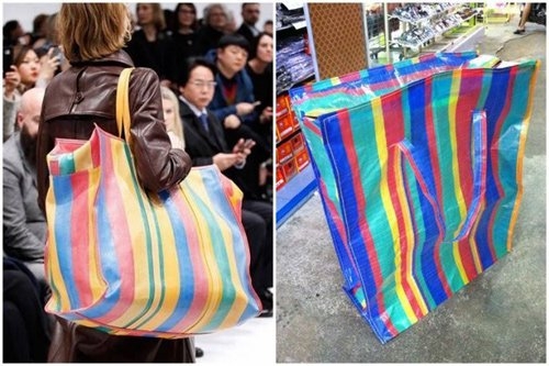 
Túi xách Balenciaga bị đem so với túi đựng đồ giá bèo ở chợ Thái Lan, Việt Nam.