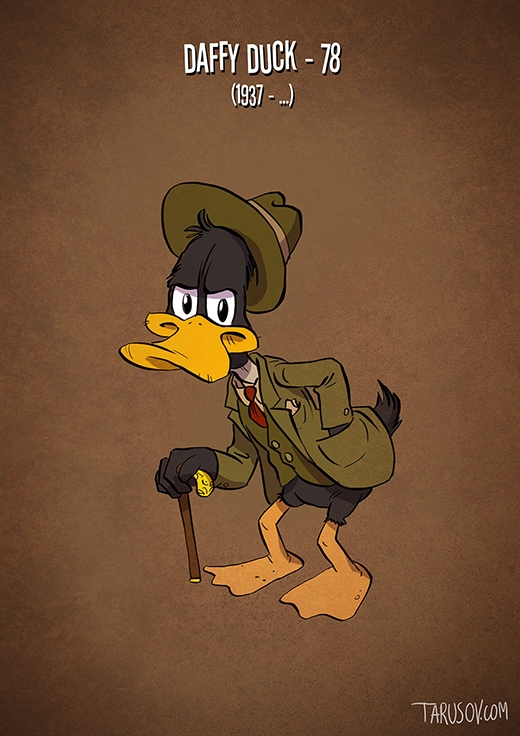 
Chú vịt Daffy giờ đây đã trở thành một vị thám tử lừng danh. (Ảnh: tarusov.com)