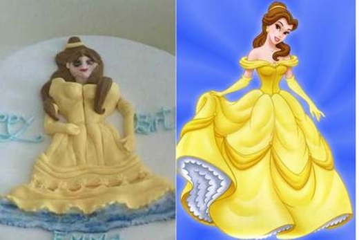 
Có vẻ như các nàng công chúa được nhiều người ưu ái chọn làm hình mẫu mỗi khi làm bánh.(Ảnh: Internet)